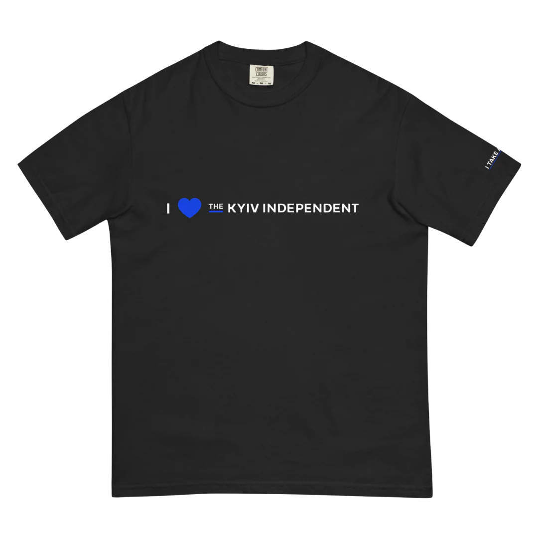 I love the Kyiv Independent Black T-shirt