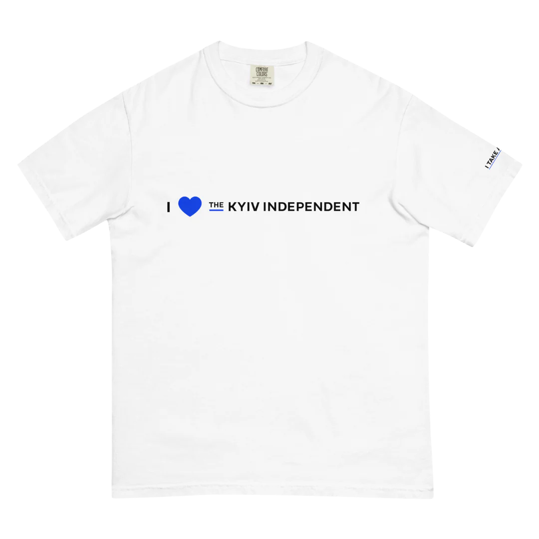 I love the Kyiv Independent White T-shirt